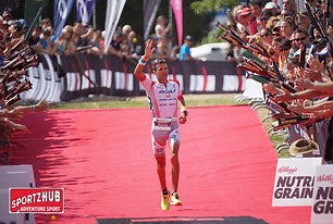 Terenzo Bozzone 2nd at Taupo Ironman